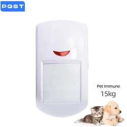 PA96R PIR Motion Sensor 15kg Pet Immune Wireless Infared Motion Detector Connect with RF 433MHz Alarm System