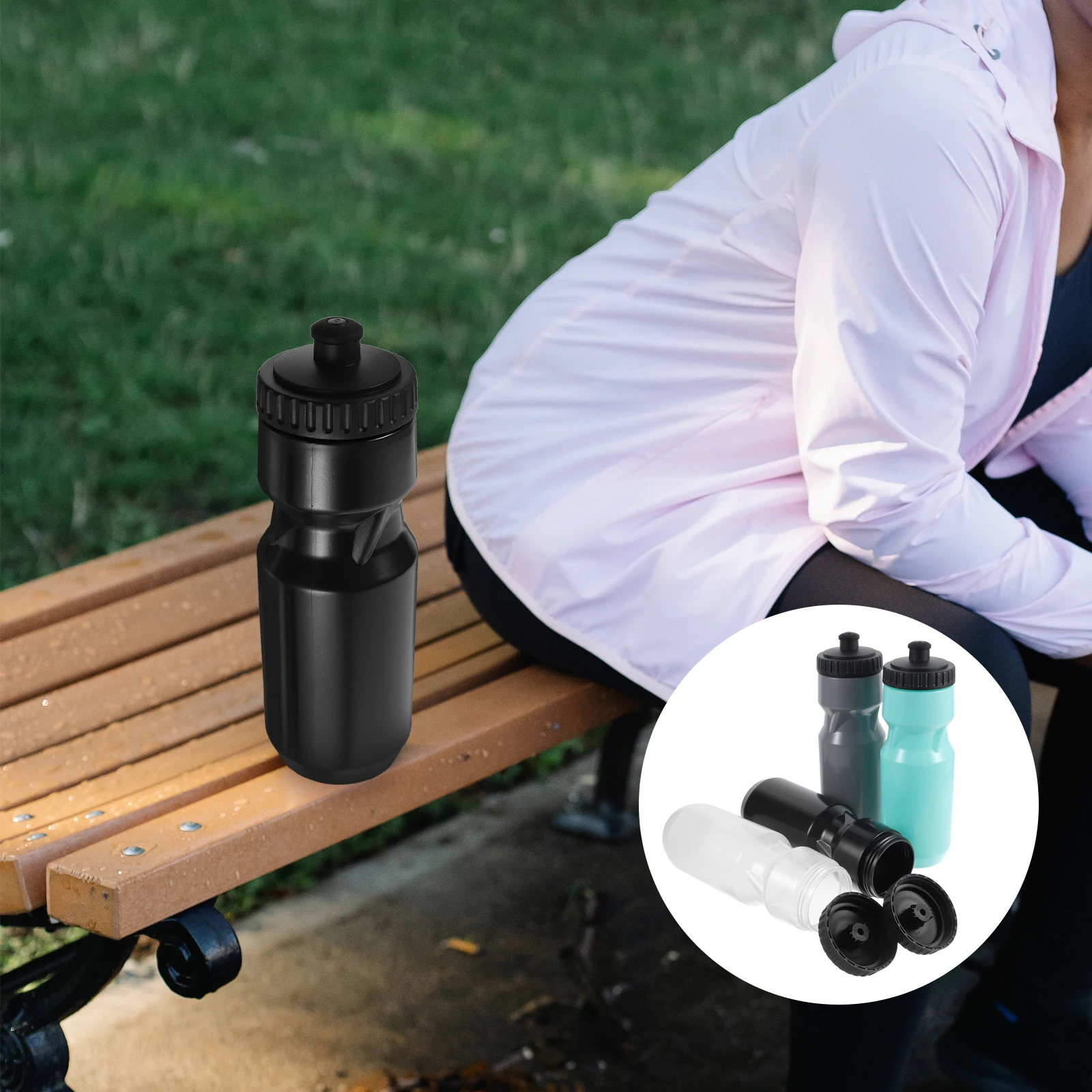 

700ml Sport Blue Large Sports Kettle Capacity Water Kettle Portable Outdoor Riding Gym Travel Yoga Office School Use