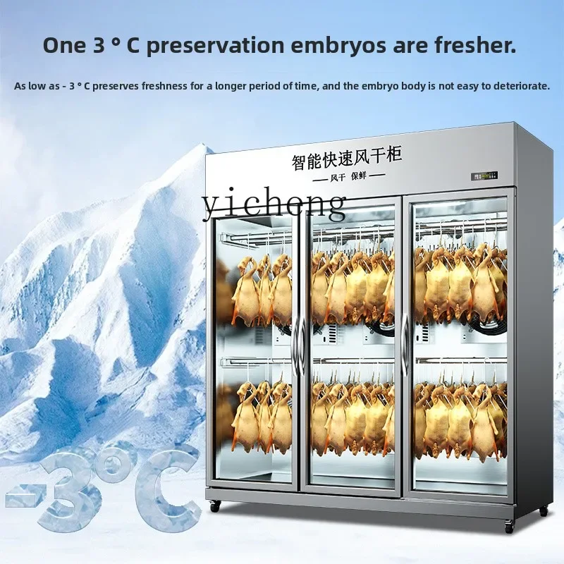 C21 Intelligent Duck Drying Cabinet Commercial Air-cooled Fresh-keeping Dehumidification Duck Blowing Cabinet Dryer Cabinet view 4