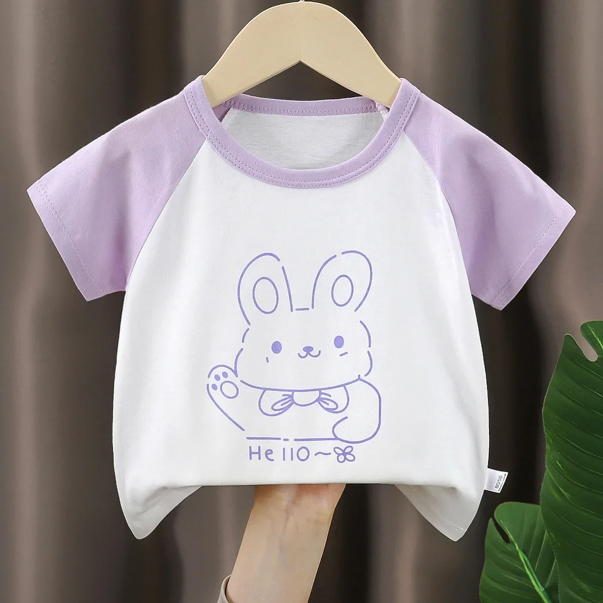 T-shirts Cartoon Printed Toddler Tops Kids Baby Tees Clothes Summer Children Boy Girls Short Sleeve