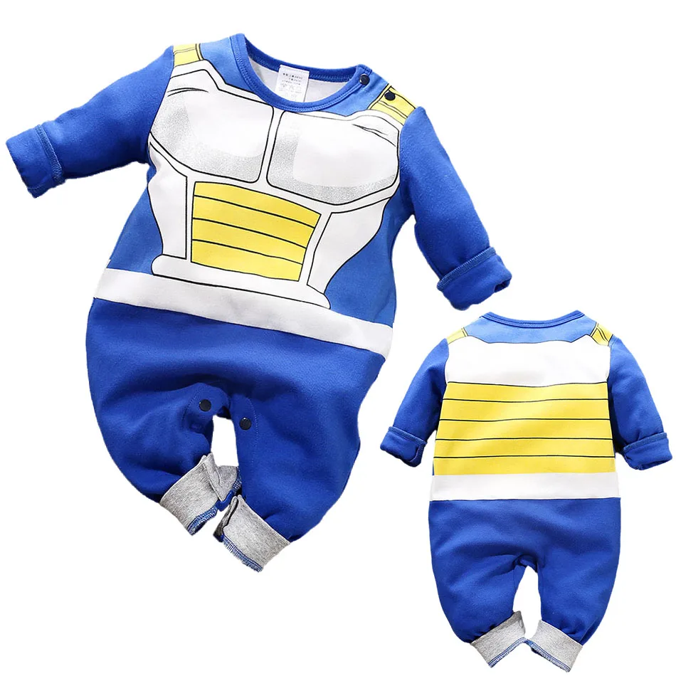 Newborn Romper Boys Anime Party Gift Baby Cartoon Bodysuit Infant Spring Autumn Carnival Outfit 0-18 Months Halloween Clothes