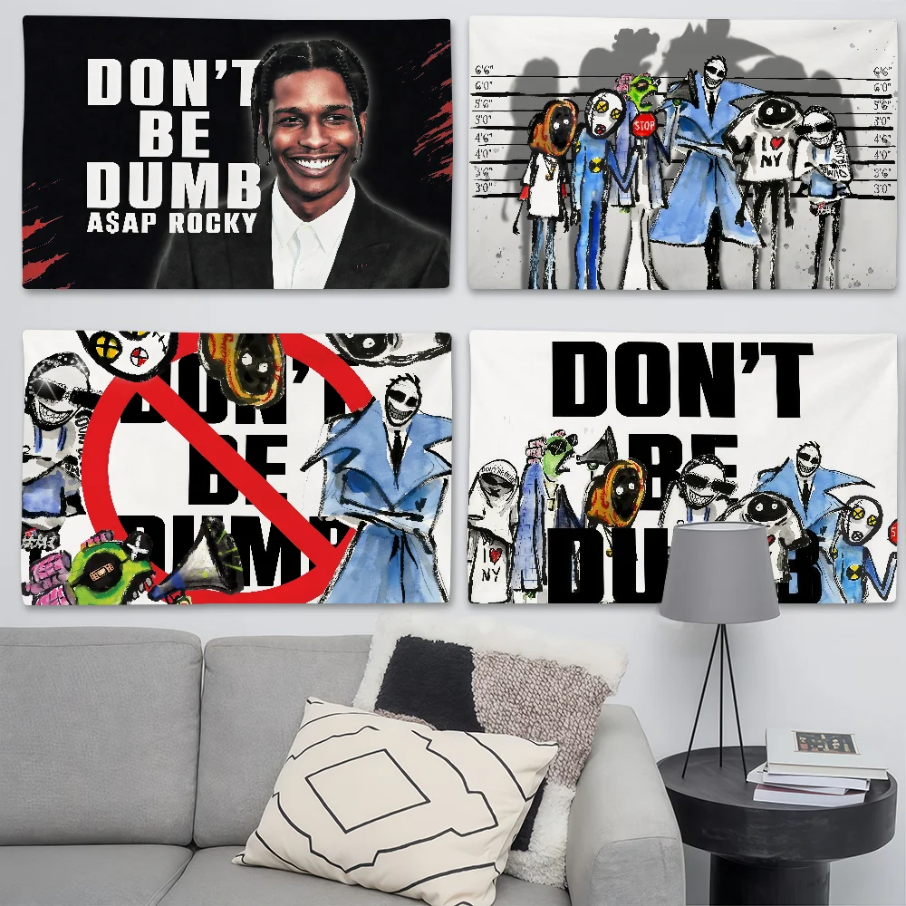 Rapper A-Asap R-Rocky-S Don't Be Dumb Flag Suitable For Birt