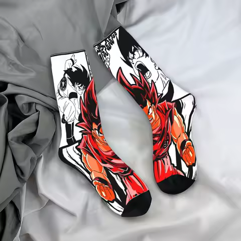 Men Women Kaioken Goku Dragon Ball DragonBall Socks Sweat Absorbing Stylish Socks Best Gift Idea