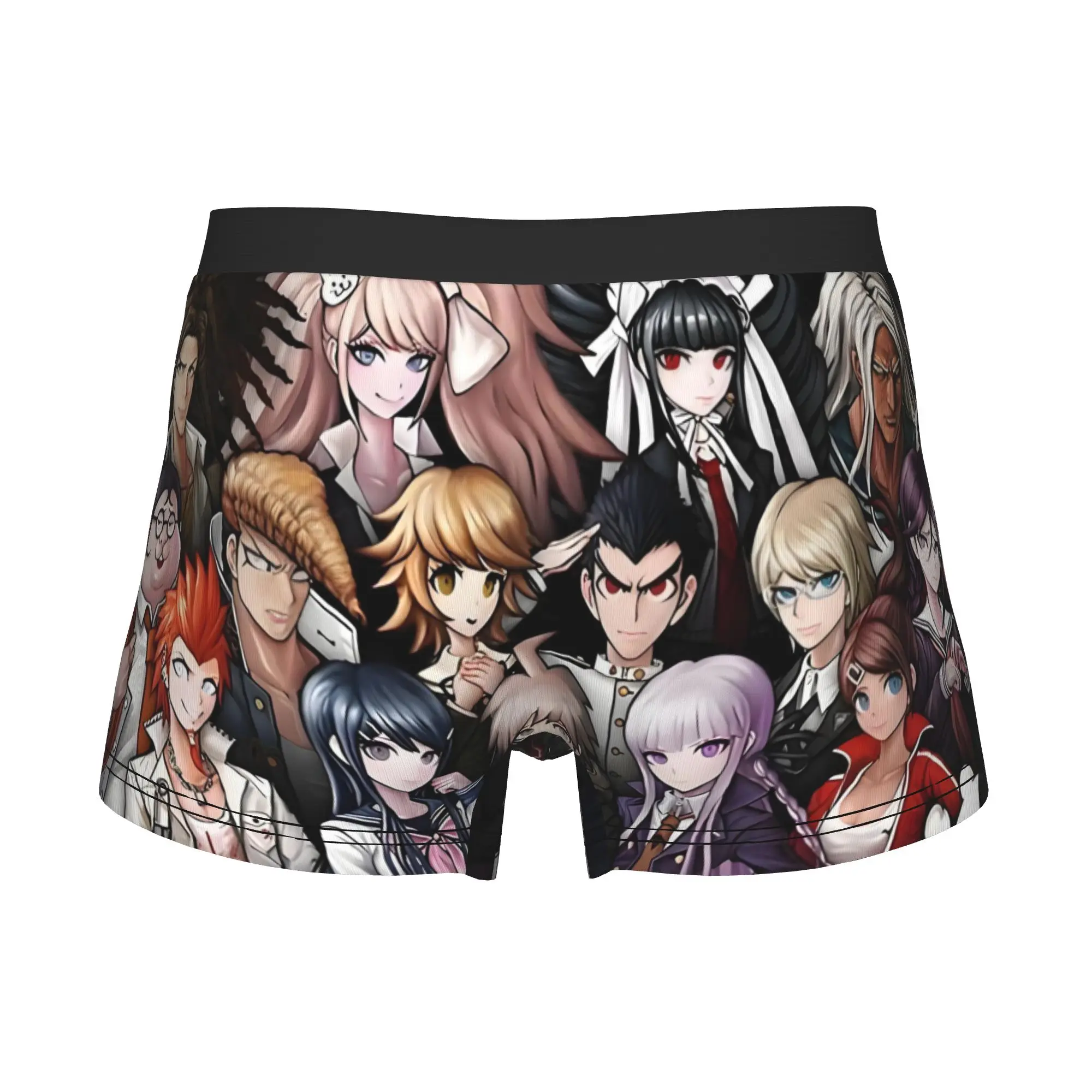 Anime Danganronpa  Underwear Men Printed Trigger Happy Havoc  Boxer Shorts Panties Briefs Breathable Underpants
