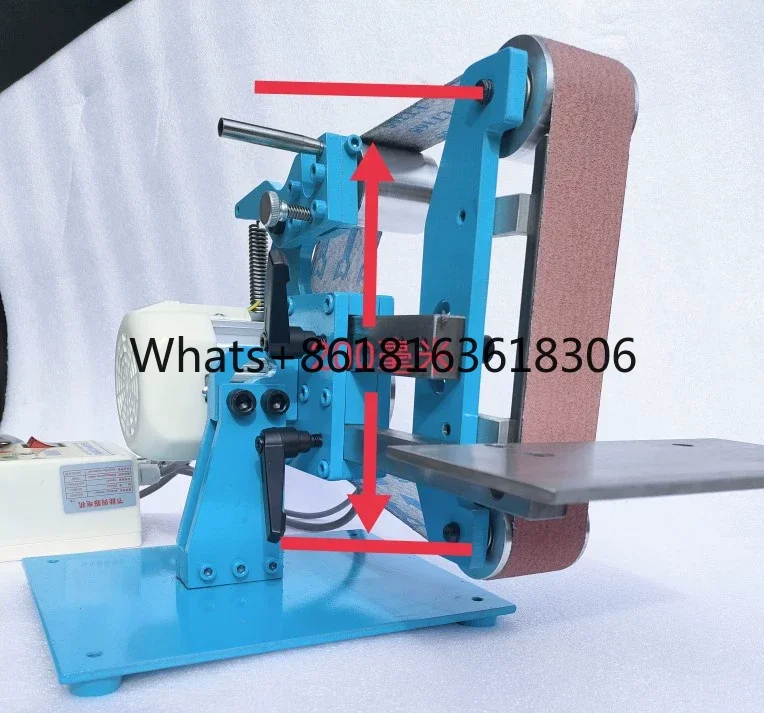 

110V/220V 750W Electric Belt Sander Vertical And Horizontal Dual Use Belt Sander Polishing Grinding Machine Belt Grinder Machine