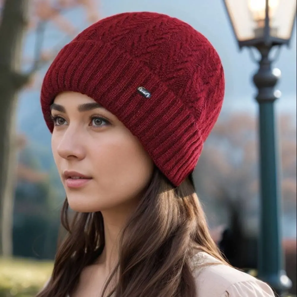 في الهواء الطلق يندبروف منتصف العمر الأم قبعة الرقبة أدفأ شتاء دافئ قبعة صغيرة وشاح سميكة قبعة وشاح مجموعة للنساء