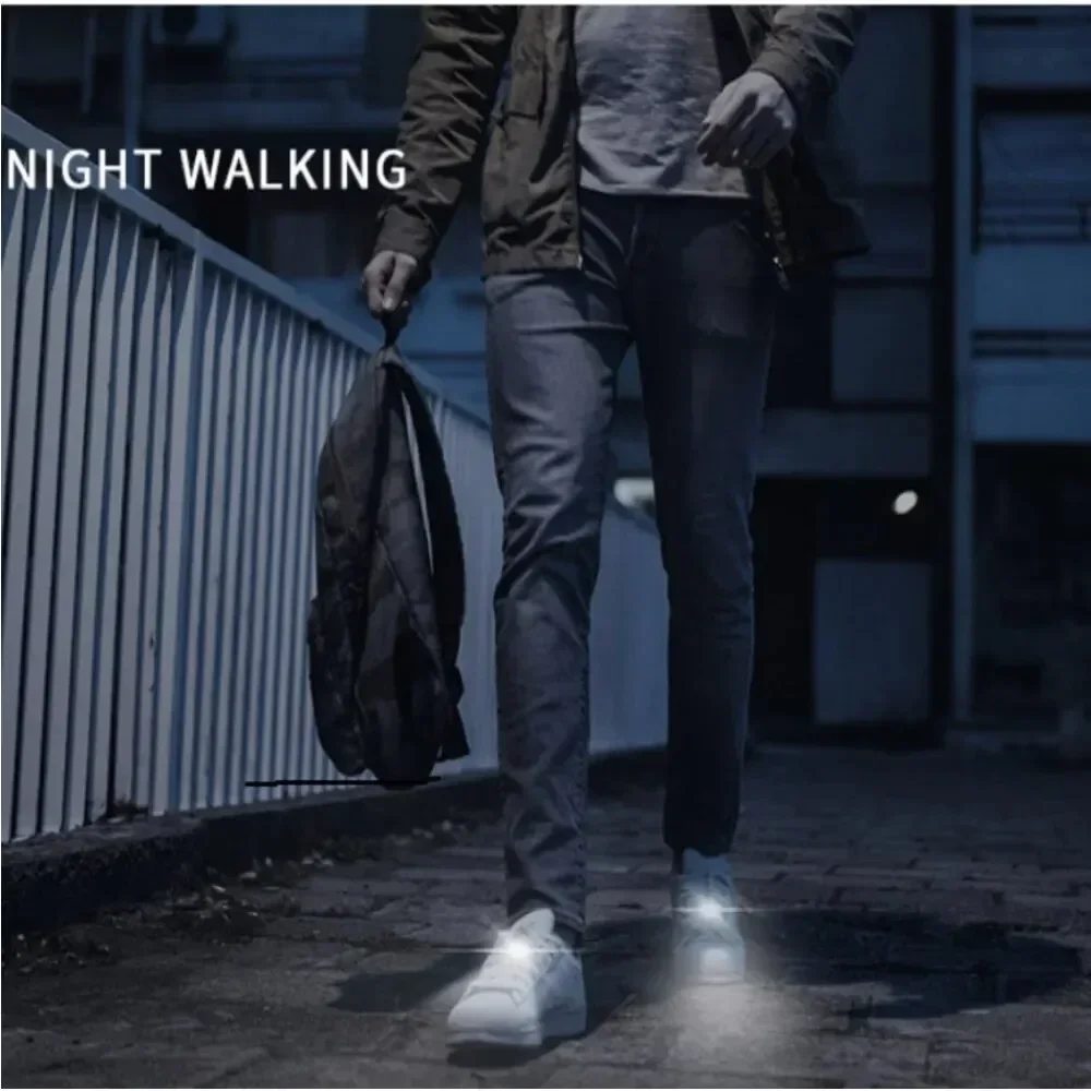​​LED Shoe Lights - Waterproof Clip-On Charms for Night Walking Dog Walks and Cycling Safety​​