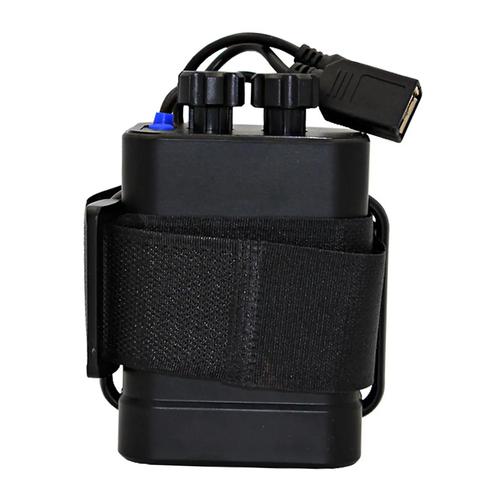 18650 Battery Charger Universal Portable LED Indicator with Fixed Strap Six Slot