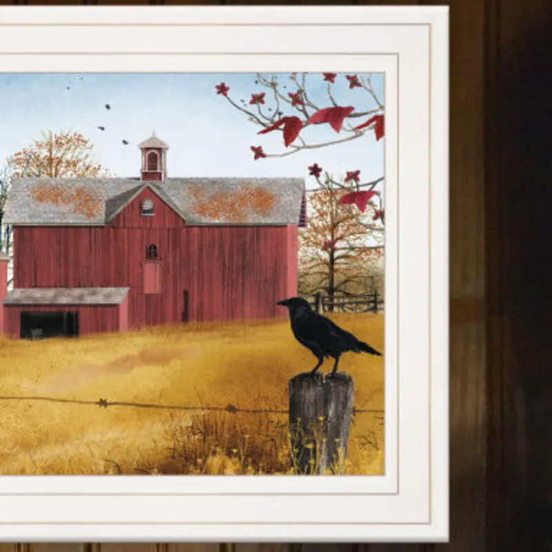 أعمال الماجستير "الخريف الذهبي" من بيلي جاهزة لتعليق الطباعة المؤطرة، الإطار الأبيض يضيف متعةًا مرئيةًا تعزز أسلوبك المزخرف