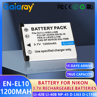 1-4PCS EN-EL10 Li-42B Li-40B NP-45 D-Li63 D-Li108 NP-80 Camera Battery for Nikon for OLYMPUS for FUJIFILM for Pentax for Casio