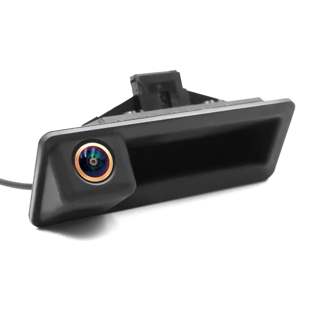 AHD 1080P Golden Fisheye Lens HD Car Reverse Backup Trunk Handle Vehicle Camera For BMW 3 Series 5 Series X5 X6 E60 E70 E82 E90