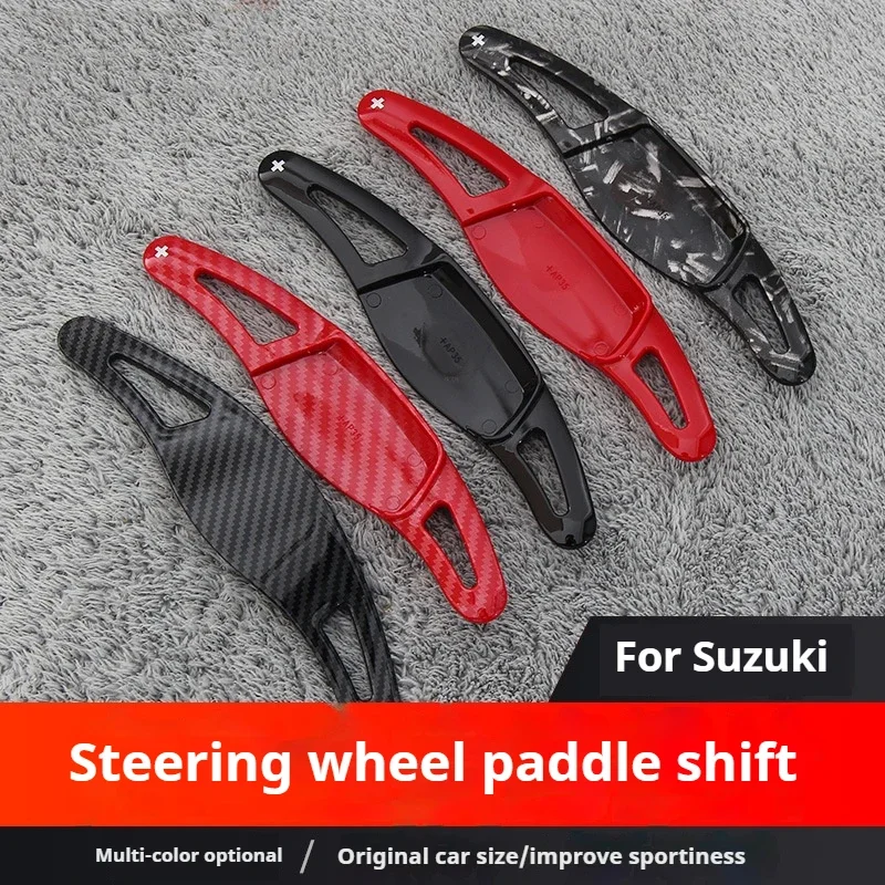 For For Suzuki Vitra Swift S-CROSS Alivio DSG Gear Auto Accessories ABS Car Steering Wheel Shift Paddle Extend Shifters Sticker