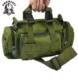 SINAIRSOFT 고품질 야외 군사 전술 배낭 허리 팩 허리 가방, Mochilas Molle 캠핑 하이킹 파우치, 3P 체스트 백