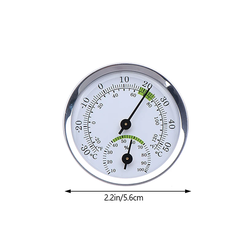 2 w 1 termometr ze stopu aluminium higrometr ścienny termometr do miernik temperatury i wilgotności domowego biura