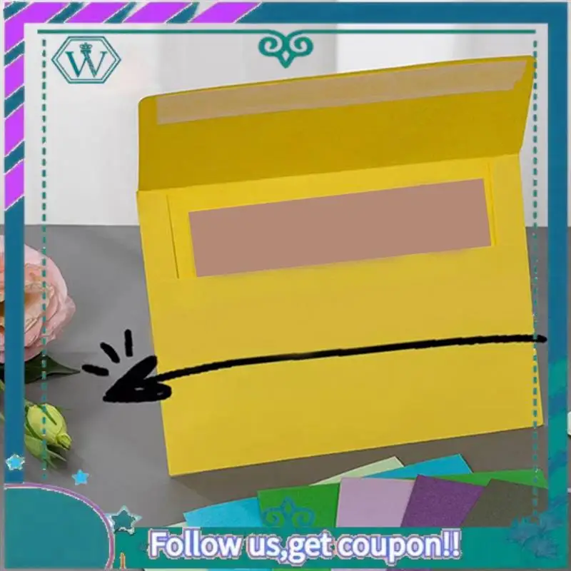 80Pcs Invitation Envelopes For 5.3 X 7.3Inch Cards In Pool, For Invitations, With Peel And Press Seal