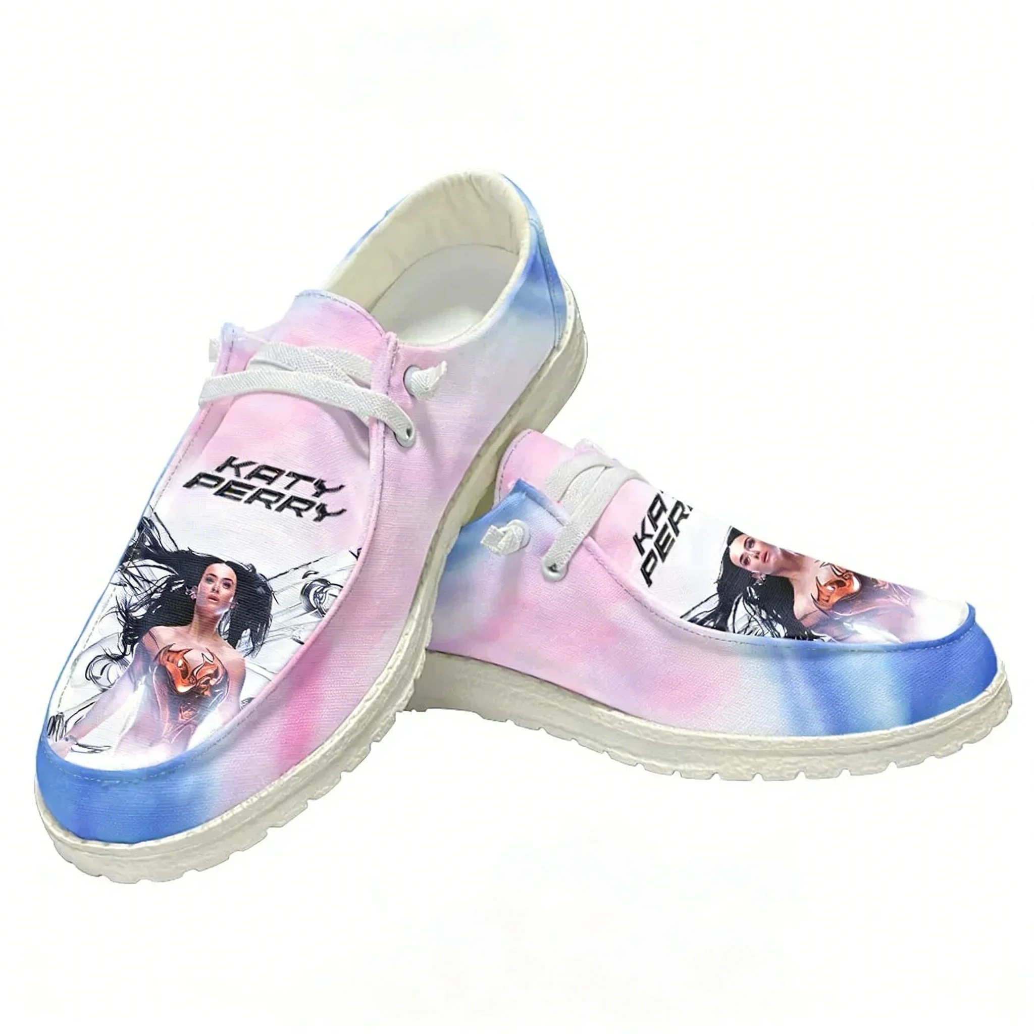 

Katy Perry Singer Casual Shoes Mens Womans Flat Shoe Breathable Outdoor Lightweight High quality Flat Casual Shoes