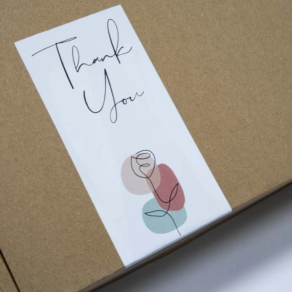 20-50pcs Thank You Stickers for Small Business Handmade Merchandise Decor Seal Label This Package Nice To Meet You Too Sticker