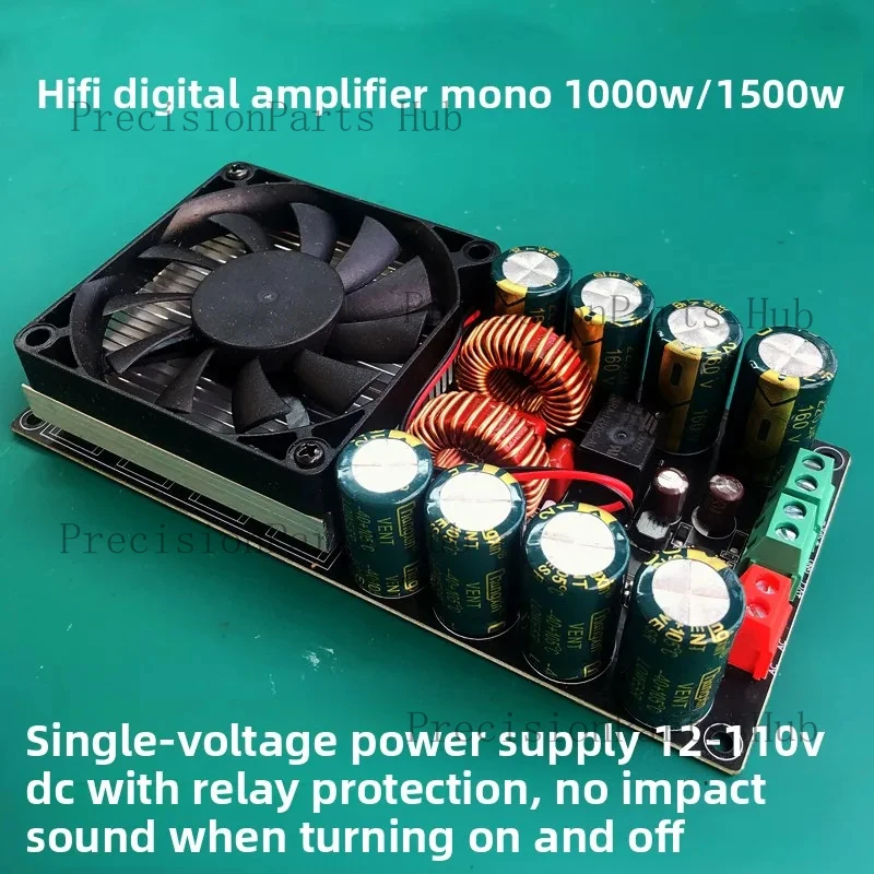 HIFI Single Voltage Stereo High Power Class D Digital Amplifier Board 1000W/1500W with Relay Protection