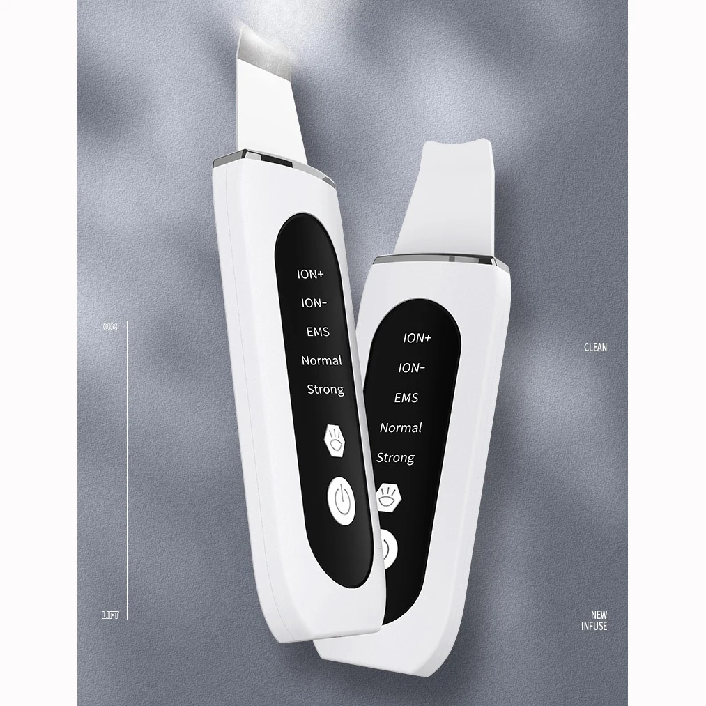 Professionele Ultrasone Gezicht Spatel Huid Scrubber Comedondrukker Ultrasone shein Tiktok Hot Selling Gezicht Spatel