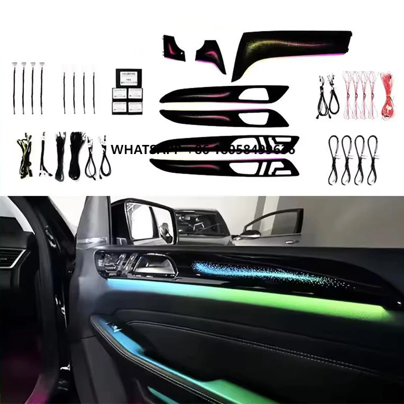 

22 in 1 Galaxy Style Auto Interior Dashboard Atmosphere Lights Decorative Car Ambient Lamp Kit for Mercedes Benz GLS 2016-2019