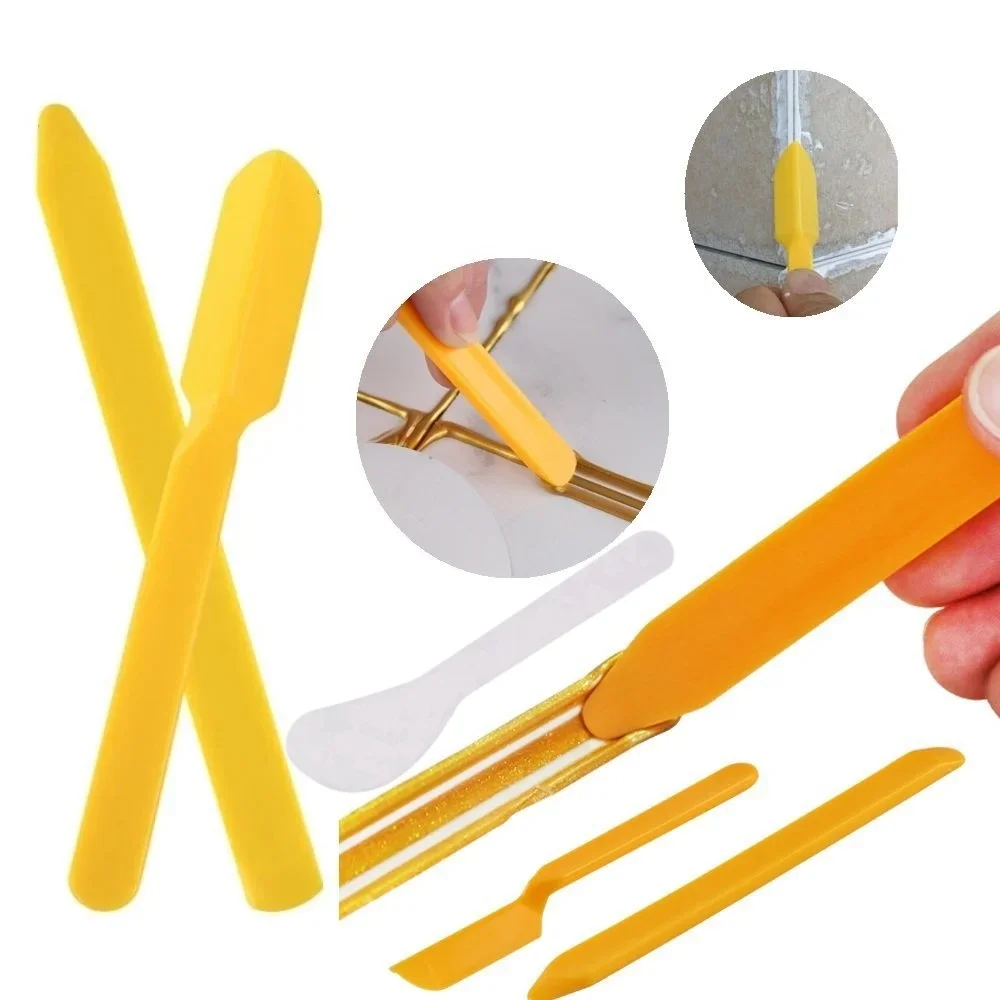 Plastic Ceramic tile tool drywall scraper putty knife wall corner floor tile grout repairing yin yang puller construction tool