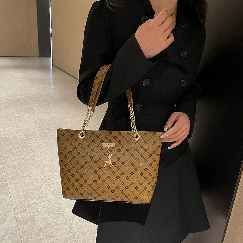 2024 Herbst und Winter Neue Presbyopie-Handtasche Schultertasche Große Kapazität Einkaufstasche Damentasche – Detail 8