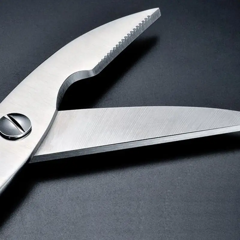 واجب الفولاذ المقاوم للصدأ الدواجن المقصات ل العظام الدجاج اللحوم الأسماك المأكولات البحرية قسط الربيع تحميل الغذاء مقص مقصات مطبخ أدوات