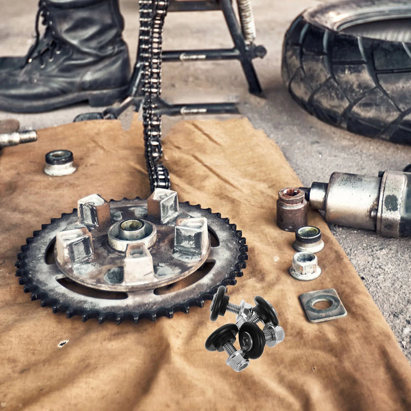 4 قطعة صندوق خلفي مشبك قاعدة لوحة سبائك الألومنيوم الإفراج السريع دراجة نارية الأمتعة صندوق علوي فاصل قوس دراجة نارية العرض #6