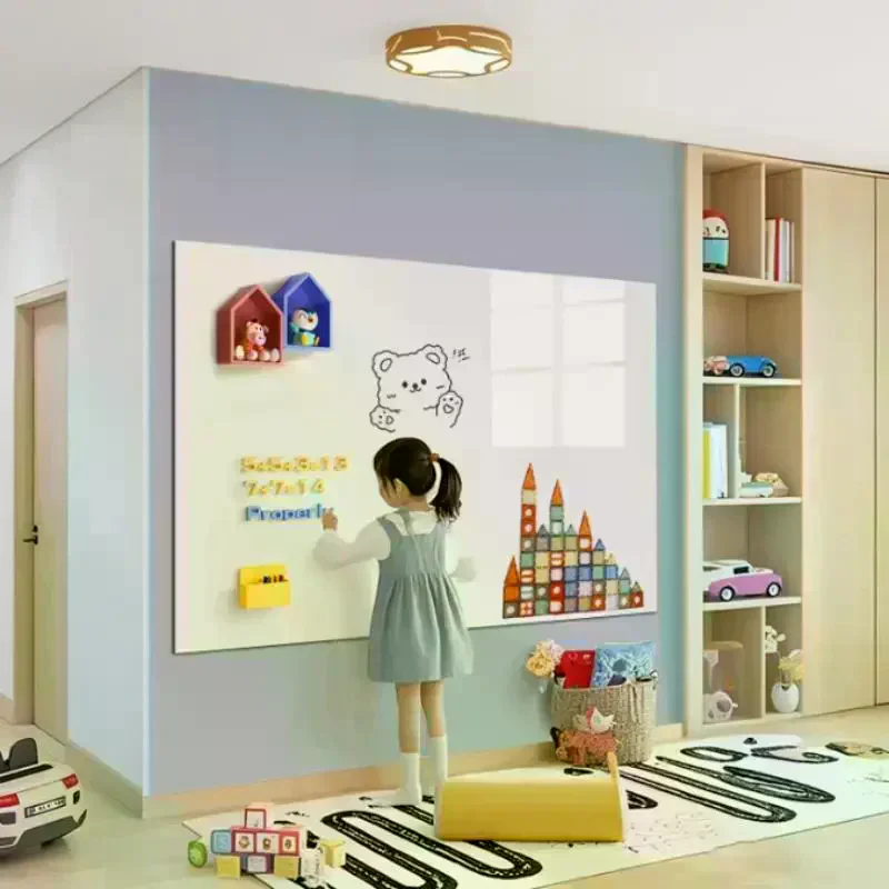 Whiteboard Sticker Removable Reusable Erasable PP For Teaching Graffiti Drawing Household Use Electrostatic