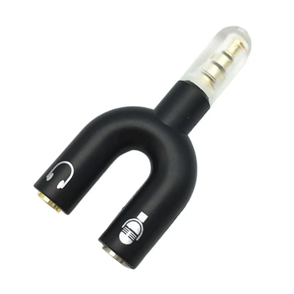 3,5 MM Kopfhörer Stecker Audio Kabel Splitter Mikrofon 2 in 1 U Typ Adapter Stecker Für Smartphone MP3 MP4 Player Sharing – Detail 8