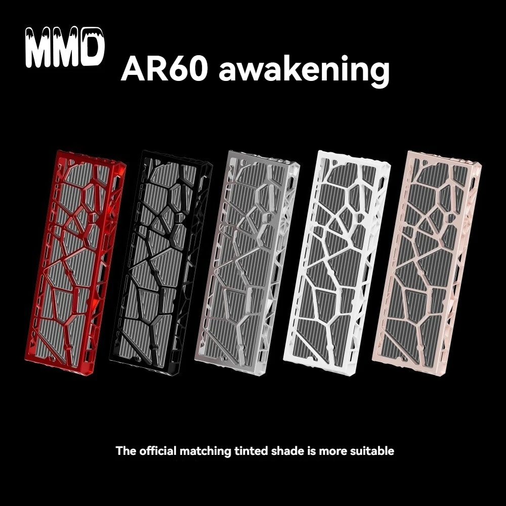 MMD AR60 Kerangka Keyboard Mekanis Cangkang Casing Aloi Aluminium Sakelar Magnetik Wooting 60he Rakka Kit Keyboard Kustom