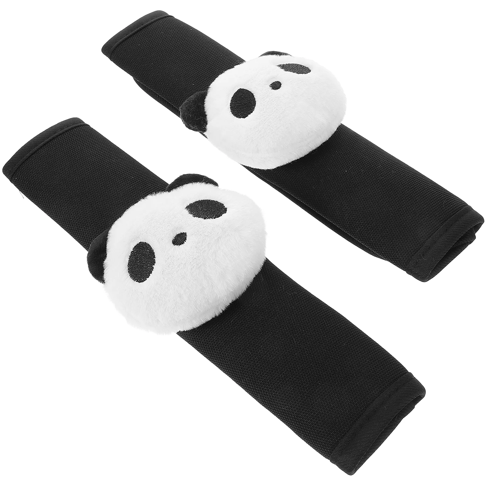 2 Pcs Car Decoration Auto Seats Strap Pads Seatbelt Shoulder Cushion Covers