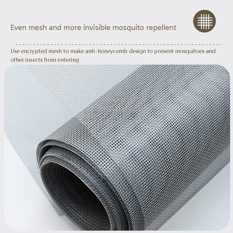 New Anti-Mosquito Screen Window Screen Home Self-Installed Net Magnet Velcro Simple Window Self-Adhesive Invisible Sand Curtain