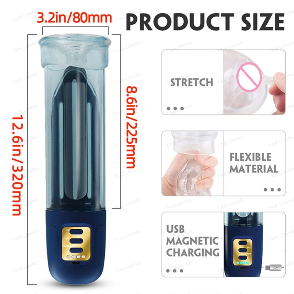 Premium Male Masturbator & Penis Pump: Sucking & Pumping Pocket Pussy Stroker for Ultimate Pleasure Enhanced Stimulation