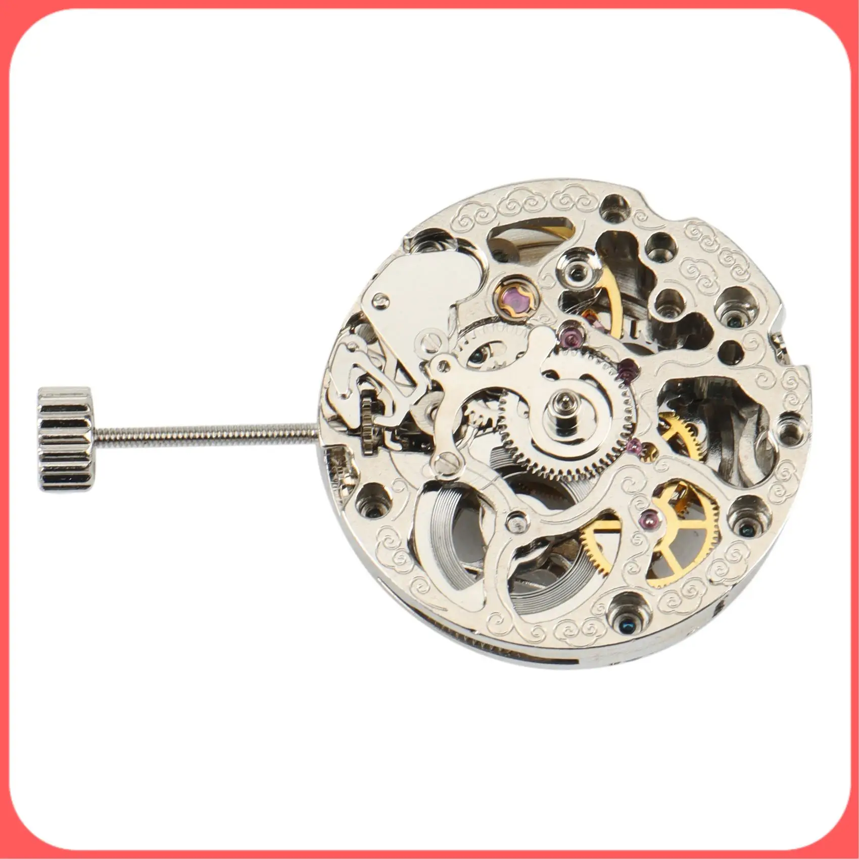 

AA89-Watch Accessories Automatic Mechanical Movement Tianjin ST6 Movement Three-Pin Movement Women's Hollow Movement