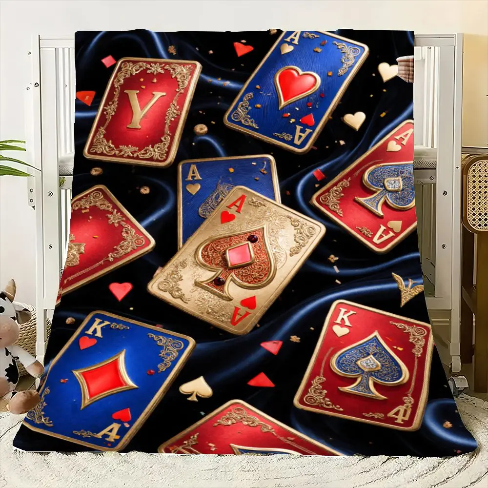 مجموعة أوراق اللعب المزخرفة الفاخرة - مجموعة أنيقة تتميز بآس القلوب وآس البستوني وملك الماس والجوكر المخصص #1