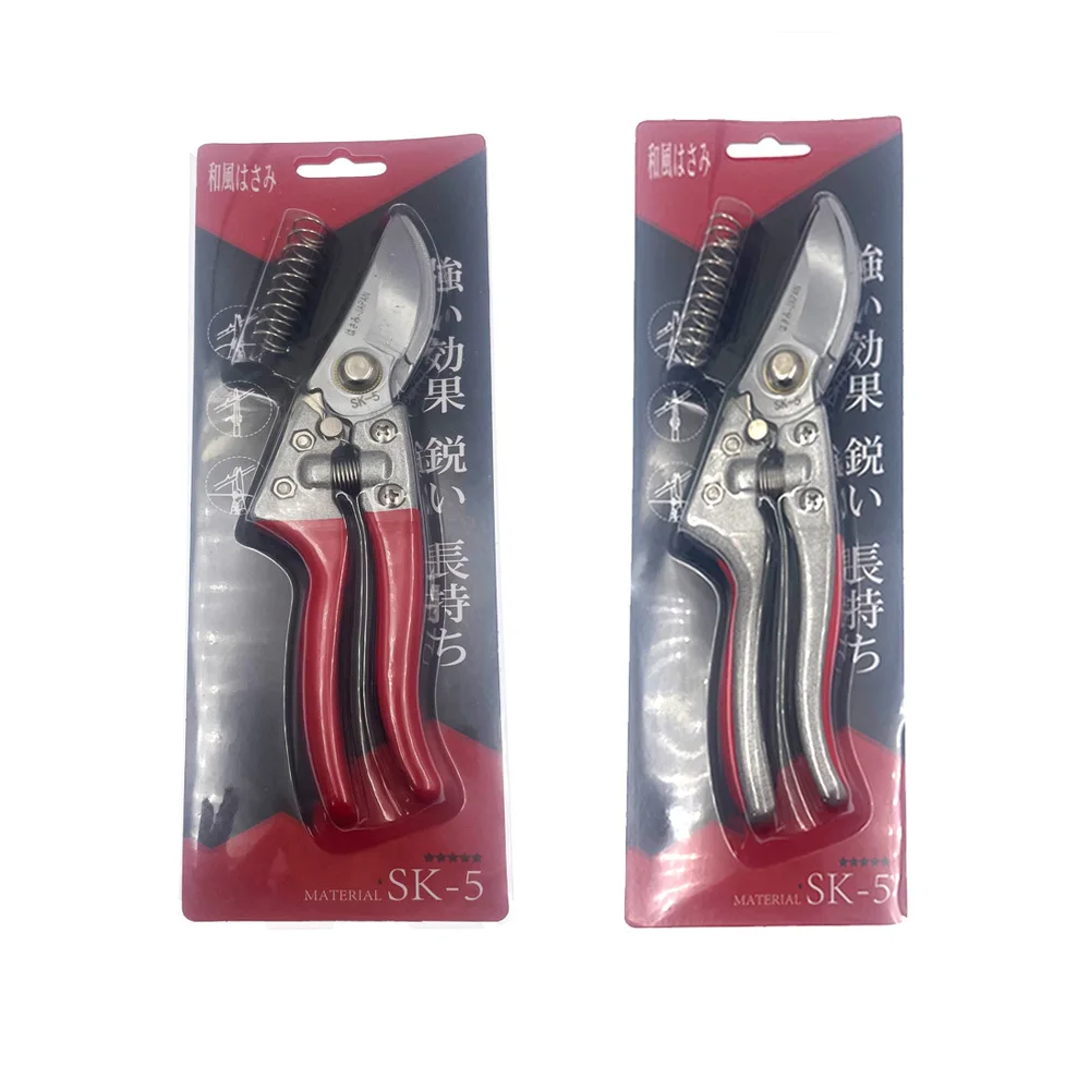 

Садовые ножницы из цинкового сплава, секатор для обрезки цветов, плодовых деревьев, толстых веток, садовые ножницы изогнутые, облегчающие работу, SK5