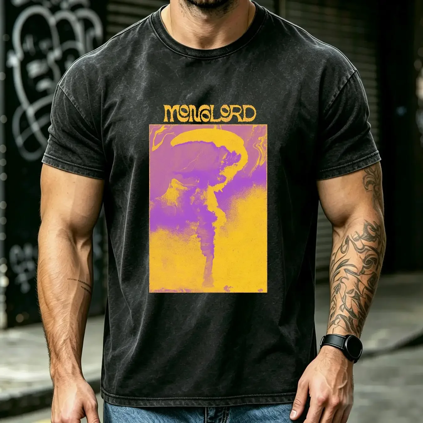 washed T Shirt MONOLORD It's All The Same NEW Relapse Records TS4751 long or short sleeves vintage Washed Soft Versatile Unisex