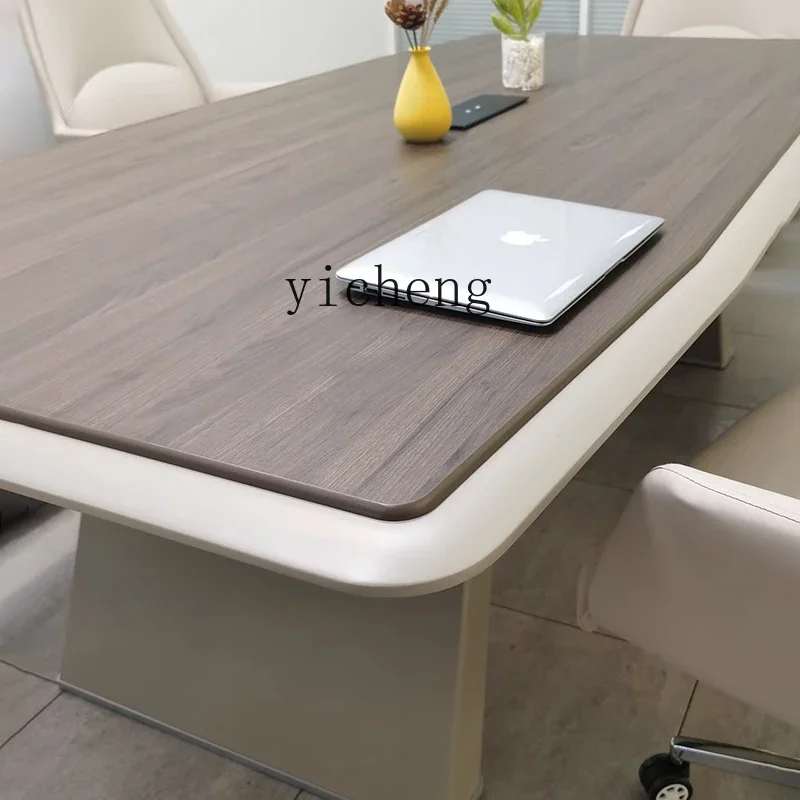 

TWR Conference Table Long Table and Chair Set for Large and Small Meeting Rooms Reception Table