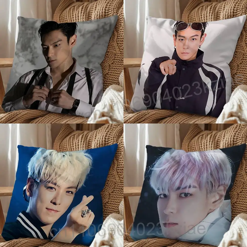 Bout it Choi Seung Hyun T.O.P day gift Pillow Case Living Room Sofa Cushion Cover Suitable For Home Bedroom Room custom