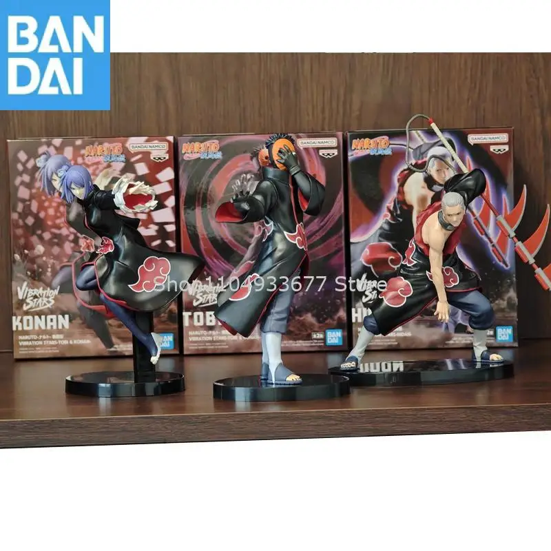 ฟิกเกอร์อนิเมะแท้จาก Bandai นารูโตะ ชิปปุเด็น รุ่น Vibration Stars อะคาสึกิ เพน คาคุซึ เซตสึ ฮิดัน โคนัน เดไอดาระ ซาโซริ