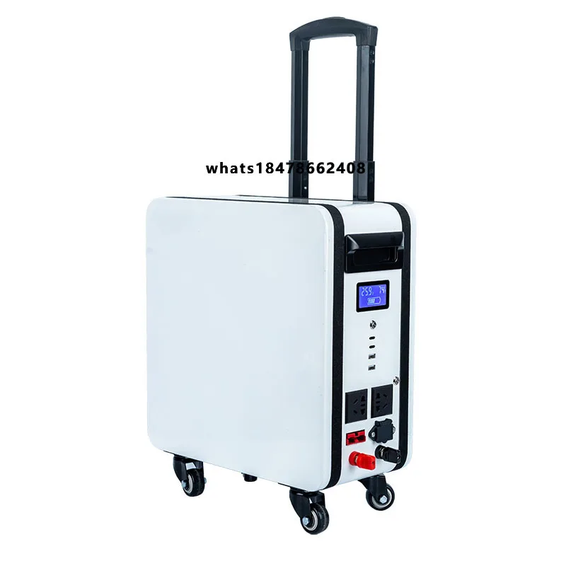 Lithium battery 2kWh portable power station 2000W AC solar generator battery power supply UPS power station