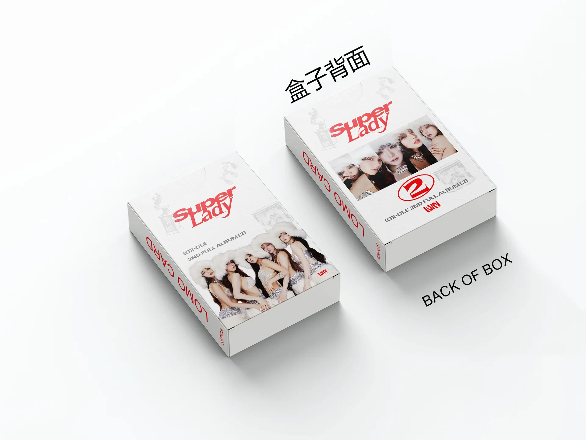 55pcs Kpop Gidle Lomo Cards Super Lady I Feel Album Cards WORLD TOUR Photocard New Album Photo Print Cards Set Fans Collection