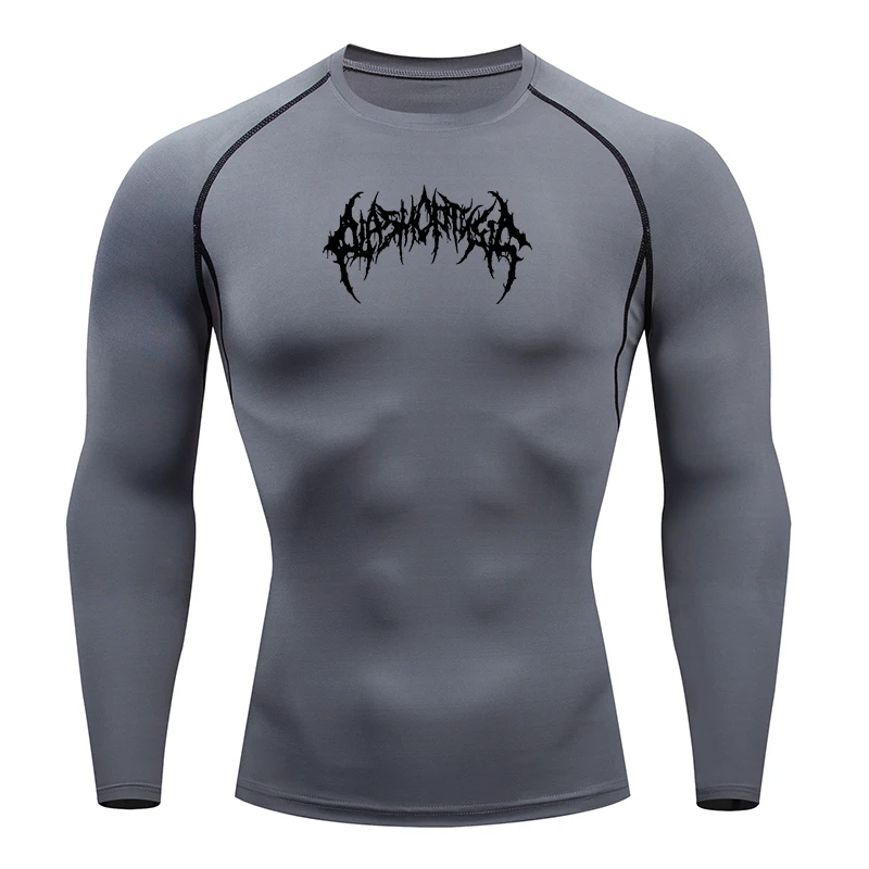 Men Running Compression T-shirt Long sleeves Sport Tees Gym Fitness Sweatshirt Male Jogging Tracksuit Homme Athletic Shirt Tops image 4