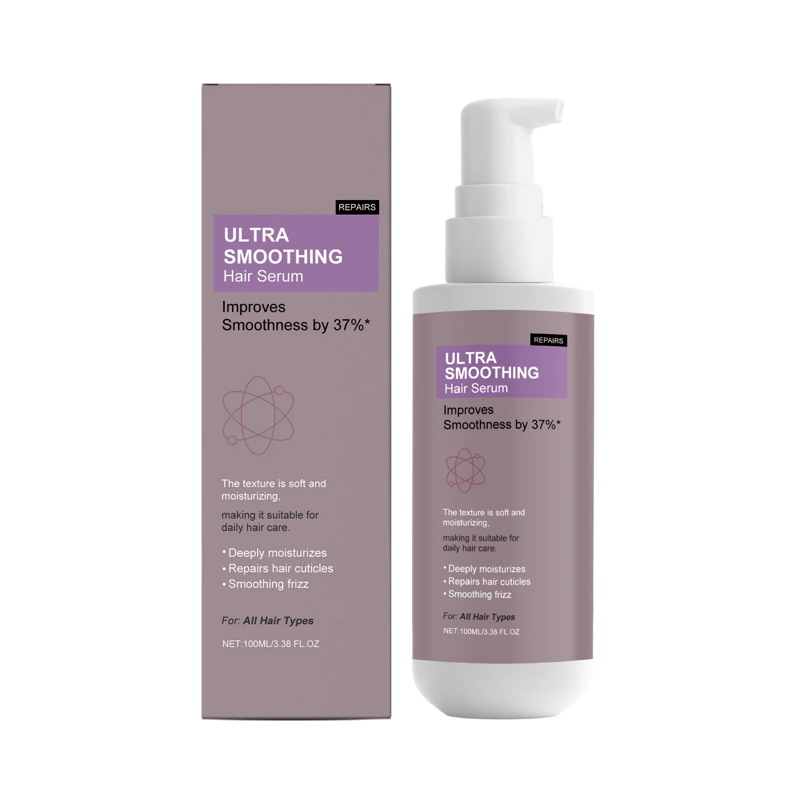 PAULINE PESERY Gentle Moisturizing Hair Essence, Nourishes Frizzy Hair, Lightweight & Refreshing for Daily Hair Care
