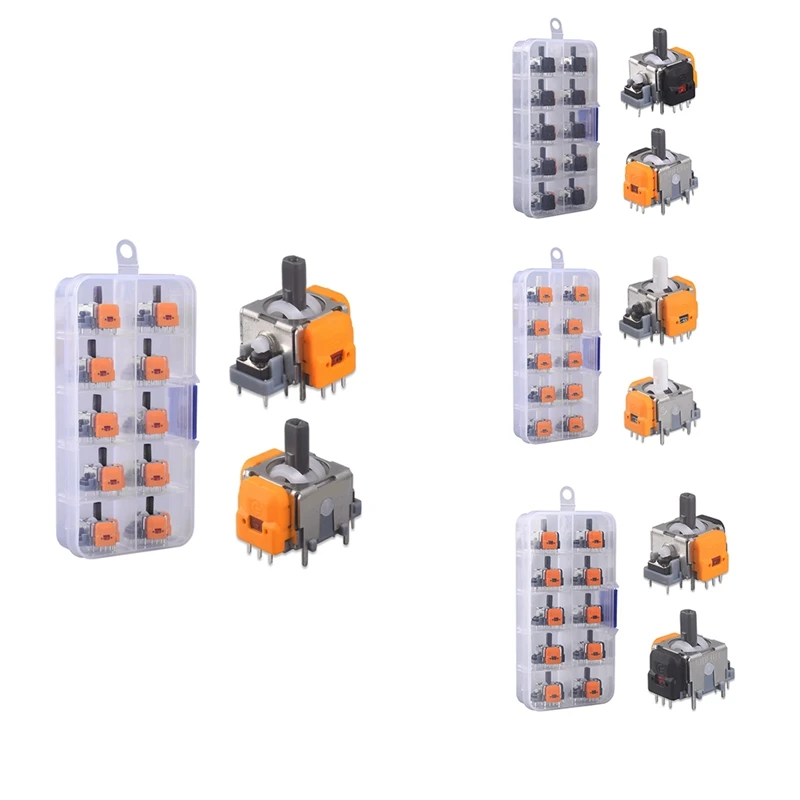 BAAD 10 Uds 3D efecto Hall Joystick ajustable sin deriva Thumbsticks juego Joystick módulo controlador