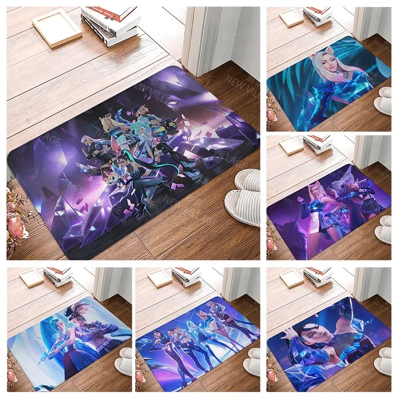 Anti-slip Bath Mat Bathroom Small Rug Shower Mat Home Decor Door Mat Kitchen mat Bedroom Entrance Room Mats anime cartoon modern