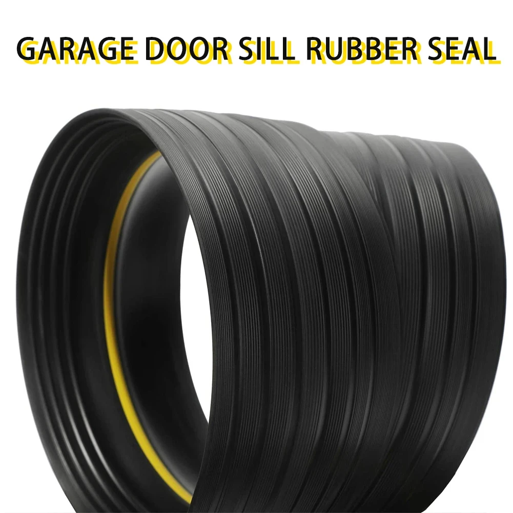 3M New Garage Door Floor Rubber Sealing Strip Rolling Shutter Door Garage Water Wind Dust Prevention Special Gap Sealing Strip