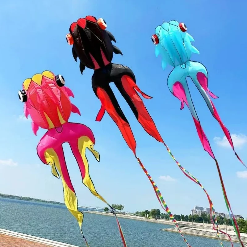 ว่าวขนาดใหญ่ 800 ซม. ว่าวปลาหมึกยักษ์ ว่าวยักษ์สำหรับผู้ใหญ่ ว่าวปลาเป่าลม โรงงานผลิตว่าว ว่าวกีฬา ว่าวผ้าเนื้อนุ่ม