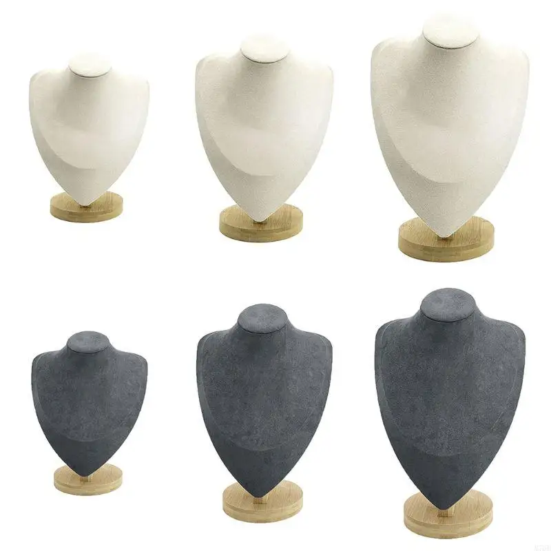 

M76B Jewelry Bust Necklace Mannequin Display Stand for Store Closet Organization